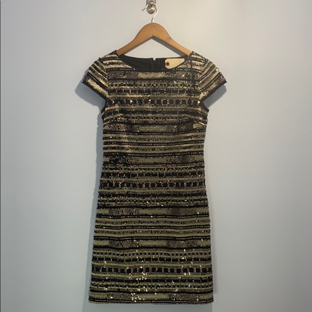 Vince Camuto Women's Sequined Shift Dress US2 - Picture 6 of 14